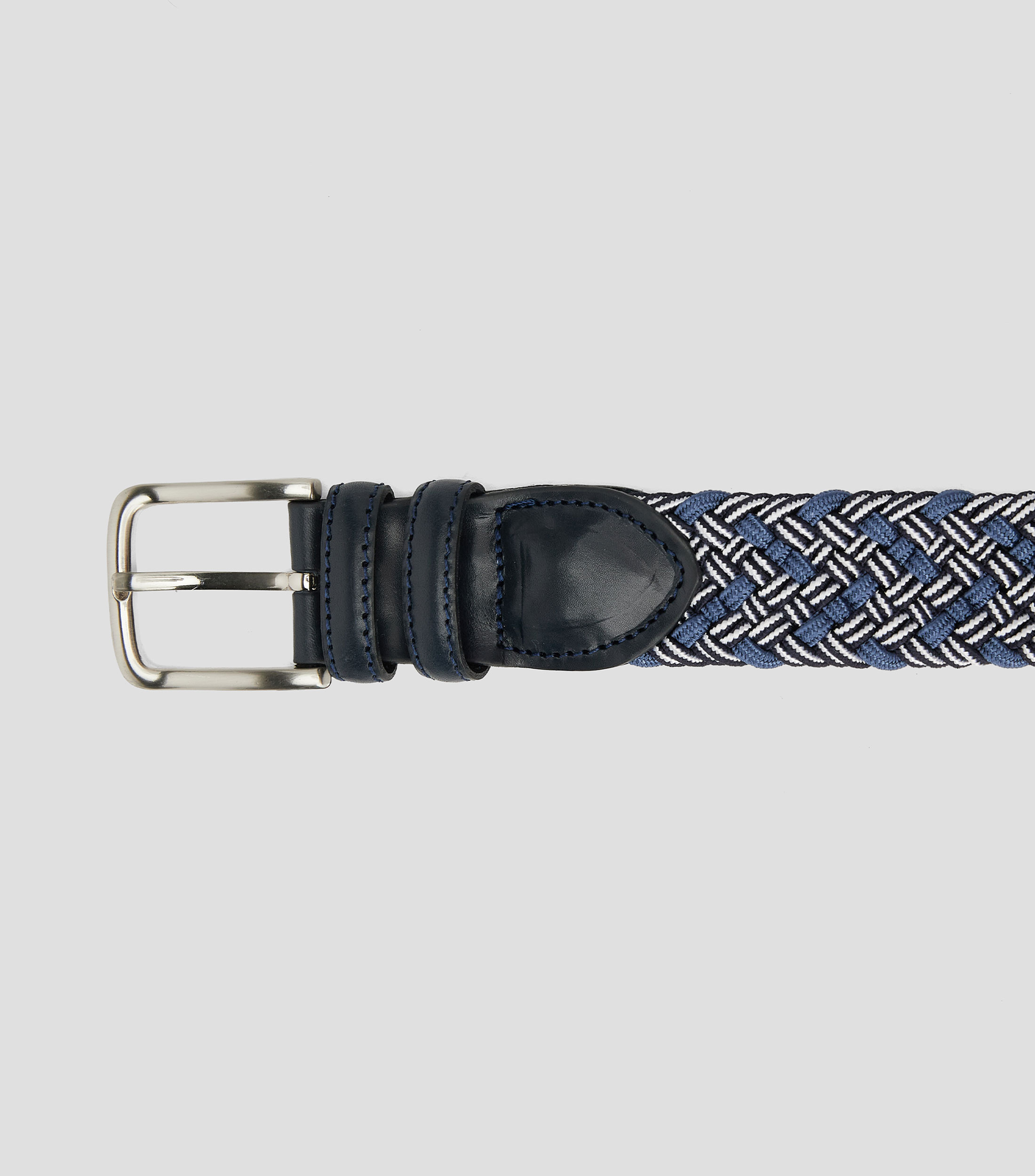 Cinturón en textil casual trenzado Hombre
